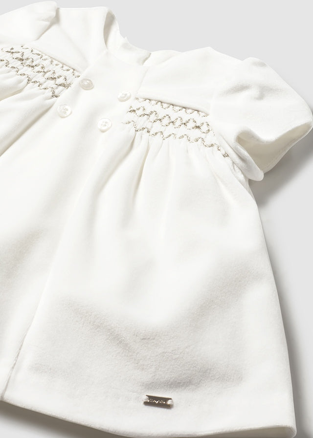 Vestido en terciopelo mayoral 2816