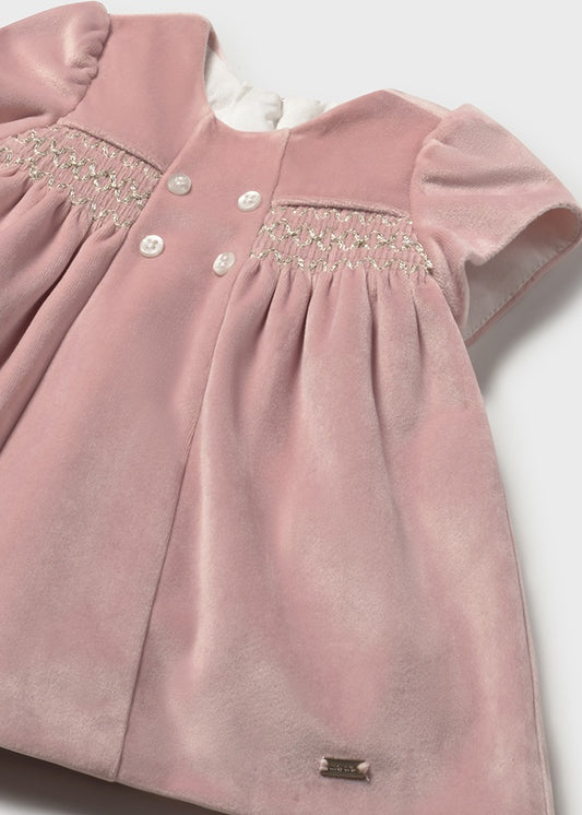 Vestido tricot y tul	2816