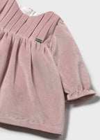 Vestido terciopelo m/l	mayoral 2819
