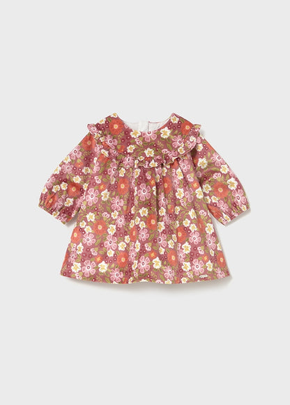 Vestido terciopelo estampado 2822