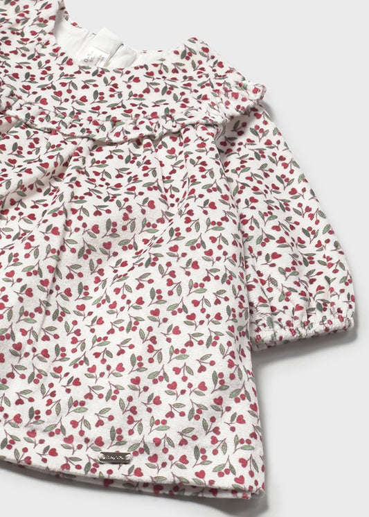 Vestido terciopelo estampado 2822