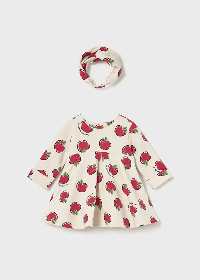 Vestido felpa estampado 2827