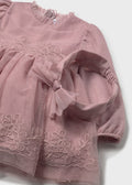 Vestido ceremonia tul bordado mayoral 2902