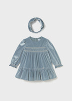 Vestido terciopelo con diadema mayoral	2904