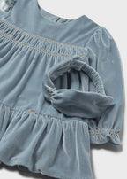 Vestido terciopelo con diadema mayoral	2904