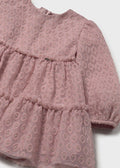 Vestido tul flocado mayoral 2907