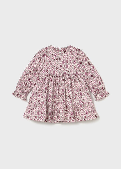 Vestido terciopelo estampado 2909