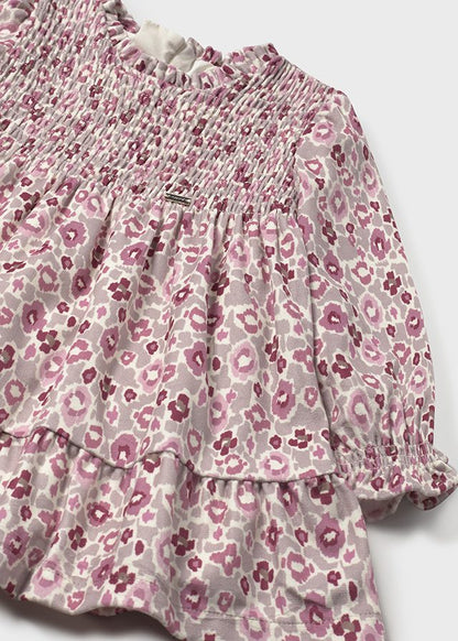 Vestido terciopelo estampado 2909