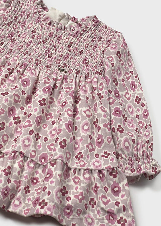 Vestido terciopelo estampado 2909
