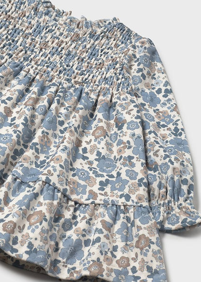 Vestido terciopelo estampado 2909