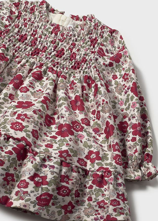 Vestido terciopelo estampado 2909