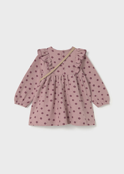 Vestido estampado con bolso 2920