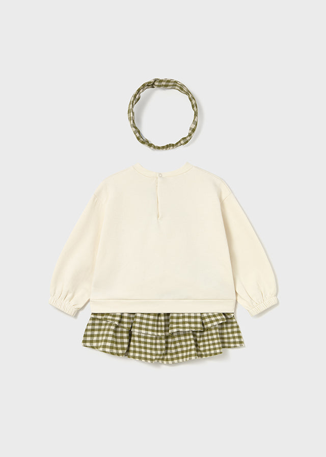 Conj. falda con diadema 2924