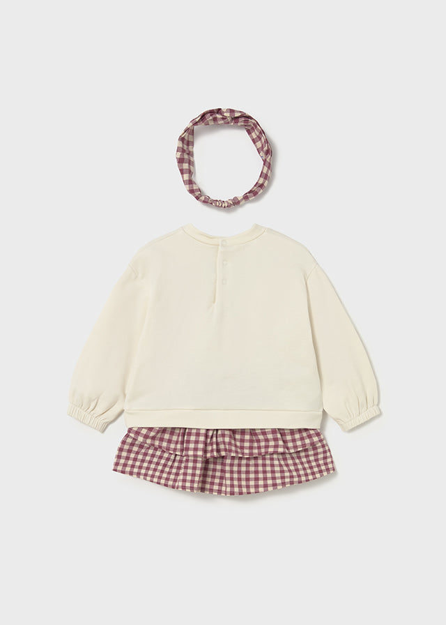 Conj. falda con diadema 2924