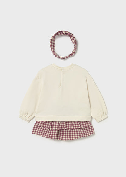Conj. falda con diadema 2924