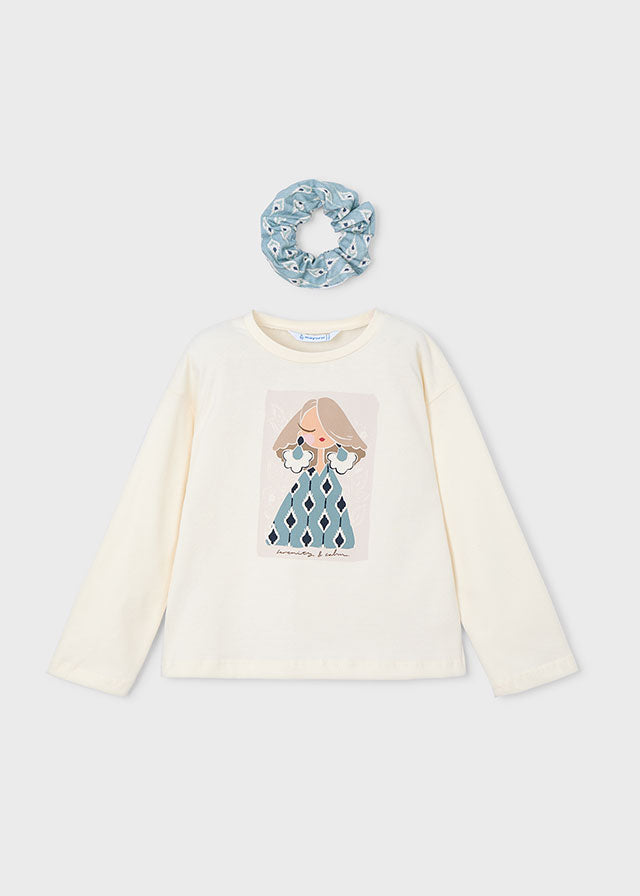 Camiseta m/l scrunchy mayoral 4006