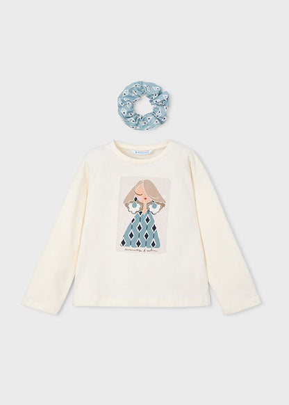 Camiseta m/l scrunchy 4006