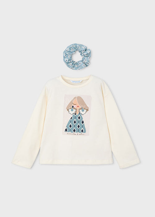 Camiseta m/l scrunchy mayoral 4006