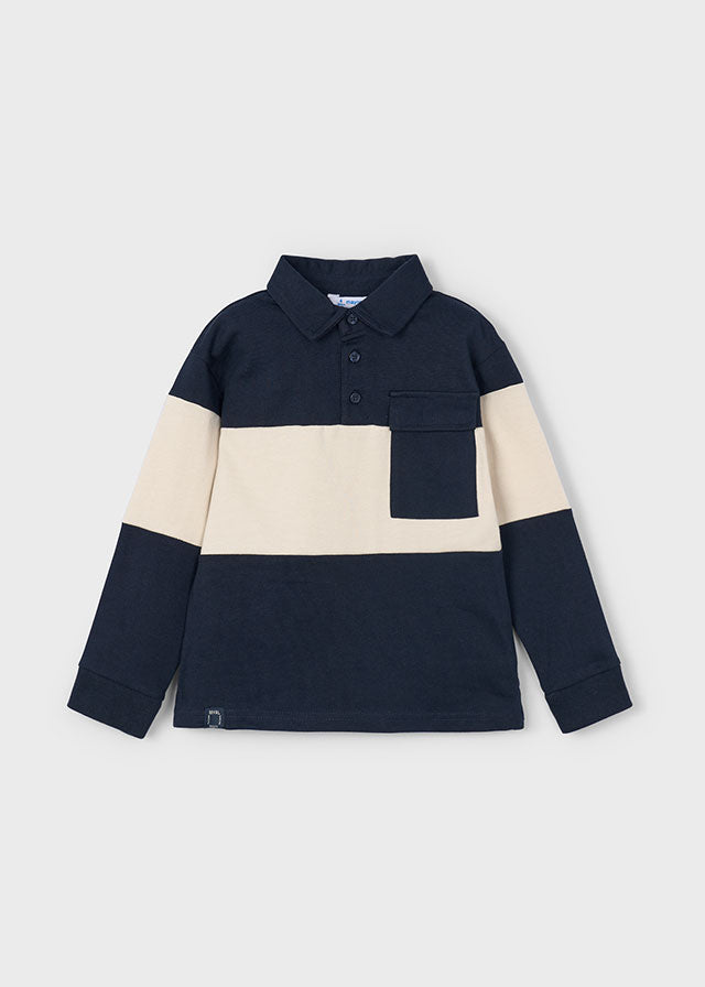 Polo m/l color block 4121