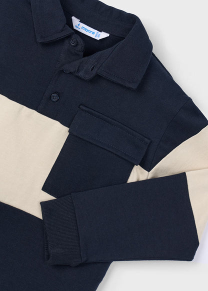 Polo m/l color block 4121