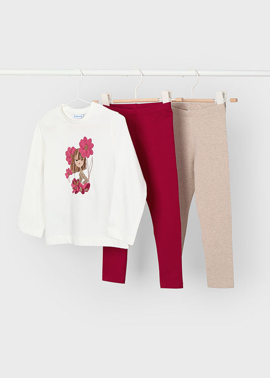 Conj. leggings 2 pantalones 4724