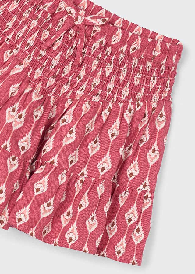 Falda pantalon estampada 4907