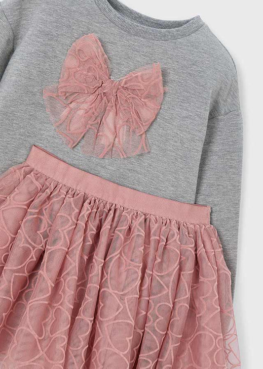 Conj. falda tul fantasia 4936