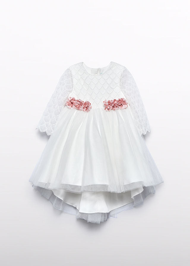 Vestido cuerpo tul bordado	5501