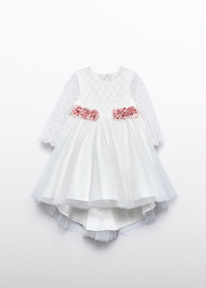 Vestido cuerpo tul bordado	5501