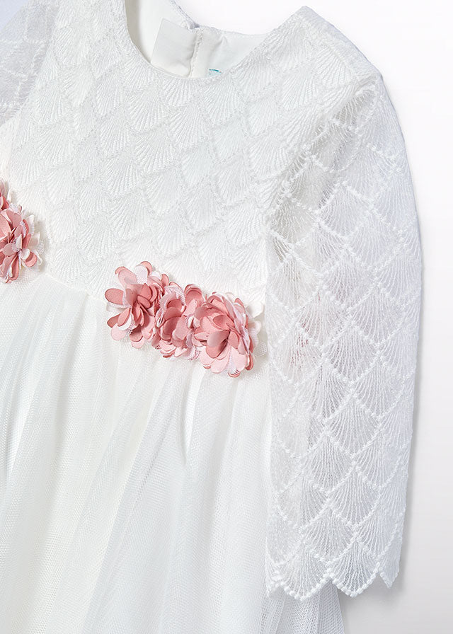 Vestido cuerpo tul bordado	5501