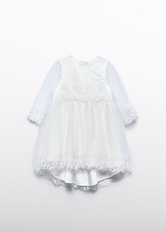 Vestido tul bordado 5503