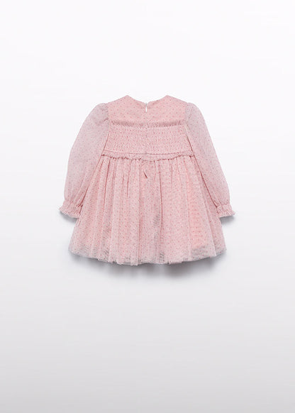 Vestido tul glitter	5506