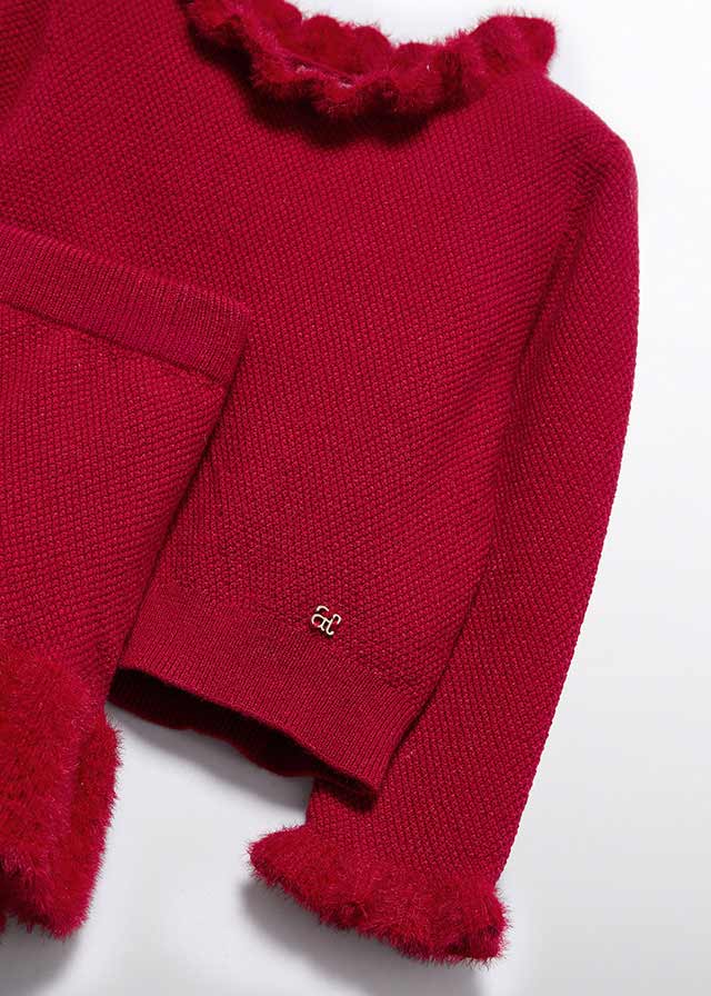 Conj. falda tricot pelo 5513