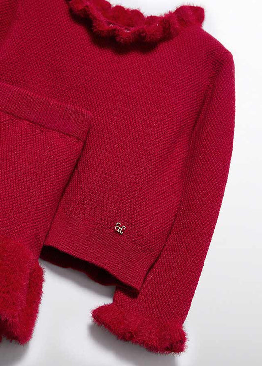 Conj. falda tricot pelo 5513