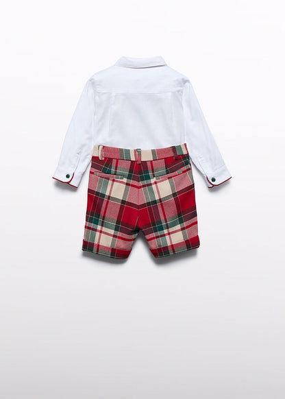 Conj. bermuda cuadro escoces	5706