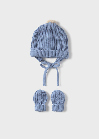 Conj. gorro manoplas tricot	9929