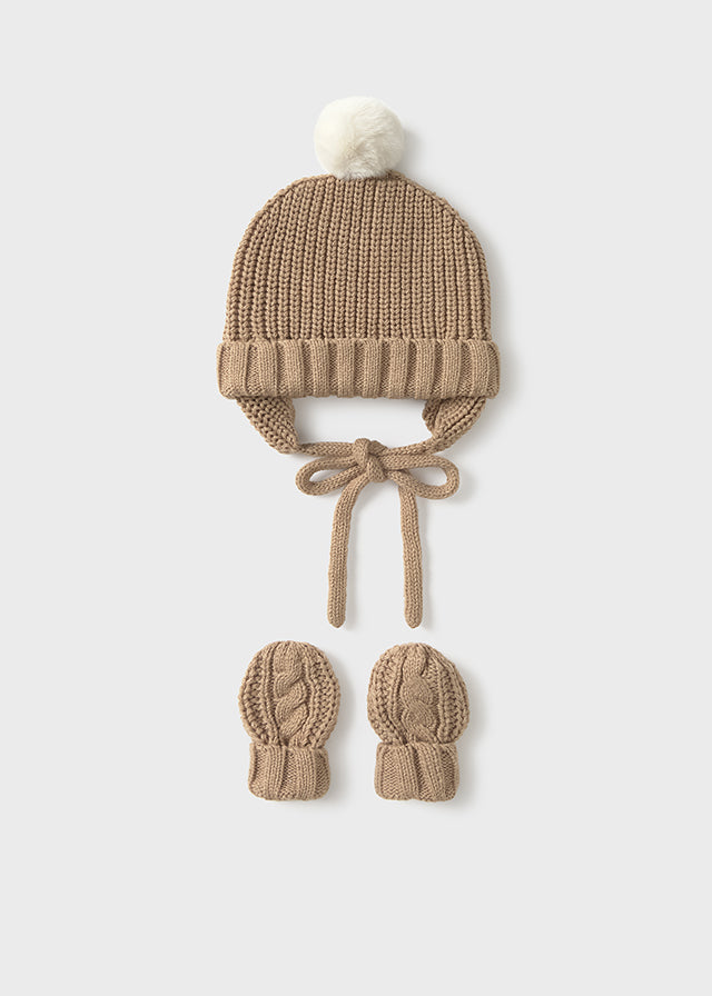 Conj. gorro manoplas tricot	9929