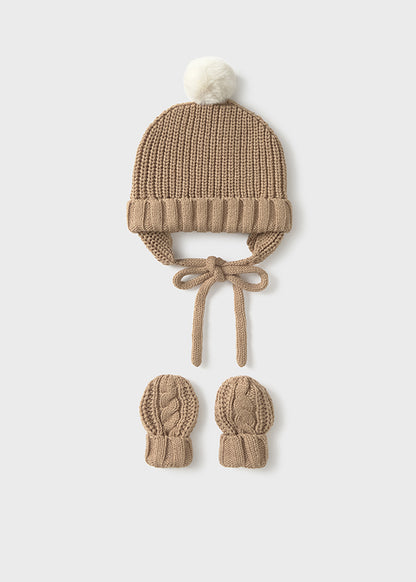 Conj. gorro manoplas tricot	9929