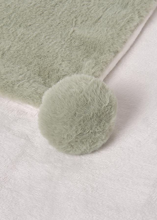 Manta pelo pom pom 9955
