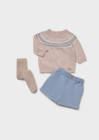 Conj. pantalon corto leotardos 2267 Mayoral