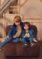 Cazadora soft denim acolchada 2420
