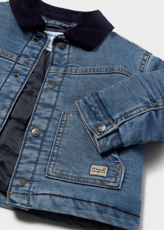 Cazadora soft denim acolchada 2420