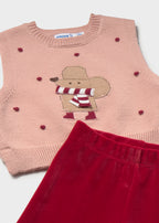 Conj. pantalon chaleco tricot 2559 Mayoral