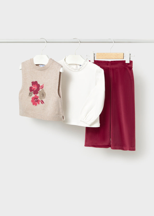Conj. pantalon chaleco tricot 2559 Mayoral