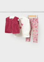 Conj. leggings chaleco pelo 2784 Mayoral