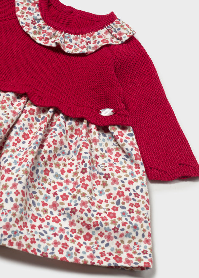 Vestido tricot combinado Mayoral 2805