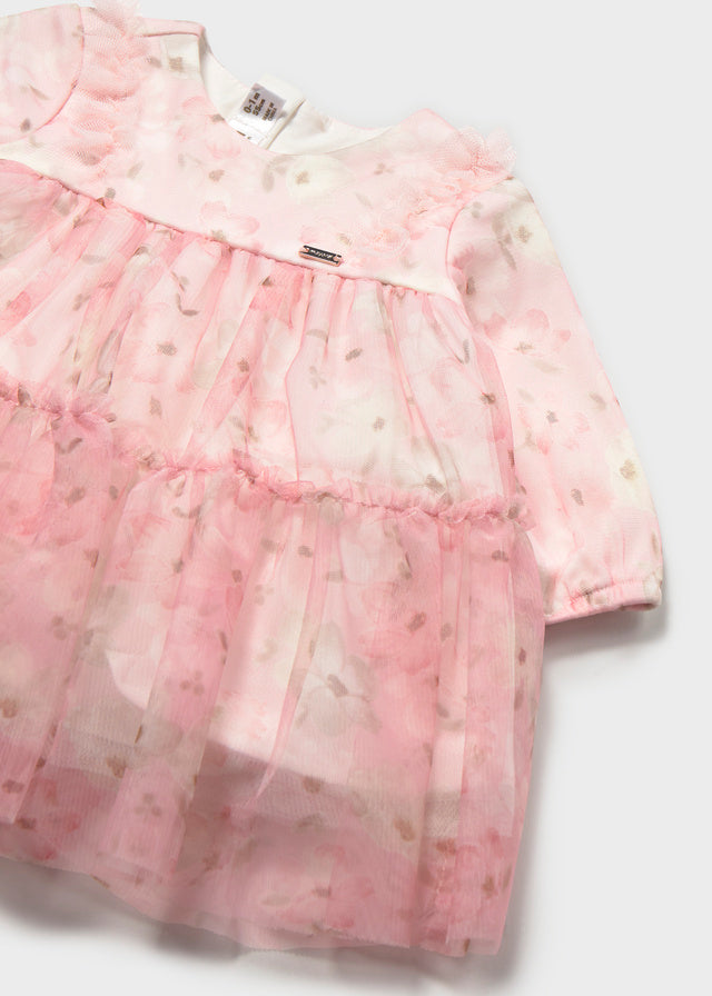Vestido tul estampado 2808 Mayoral