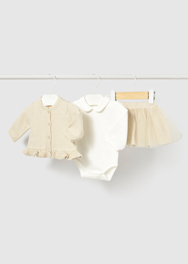 Conj. falda tricot y tull 2811 Mayoral