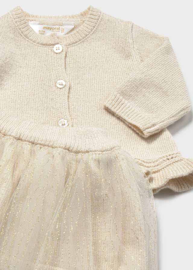 Conj. falda tricot y tull 2811 Mayoral