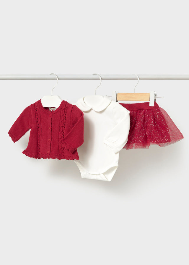 Conj. falda tricot y tull 2811 Mayoral